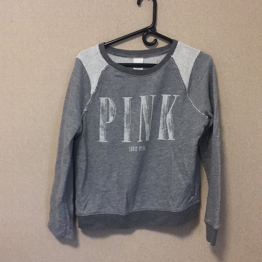 Gray PINK pullover
